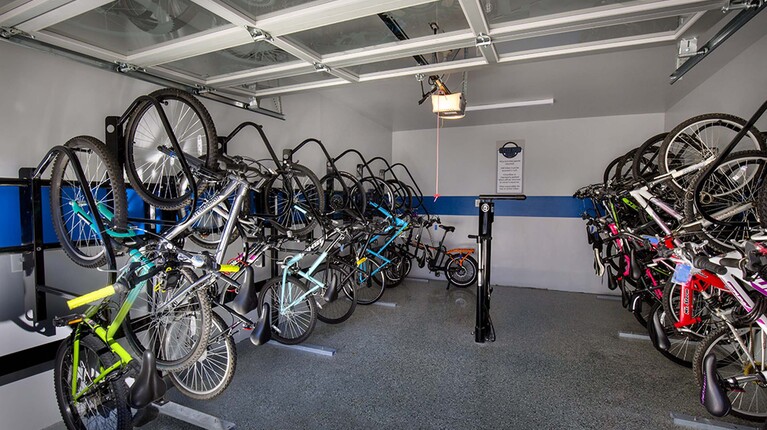 Cycle Hub with Indoor Storage and Repair Station