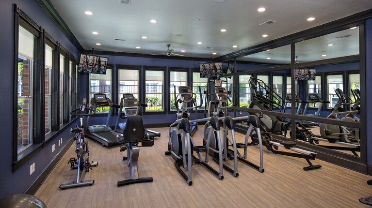 Fitness Center with Cardio Equipment