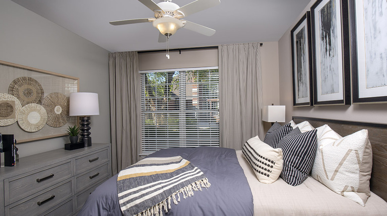 Secondary Bedroom with Large Windows